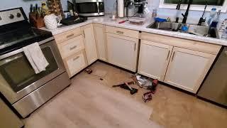 New House Day 21: Kitchen/Dinning room floors