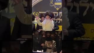 The New Tosh Rebbe On Top 2021, Old Tosh Rebbe Below, in London Singing The Same Song, Kiryas Tosh