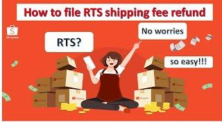 How to Claim RTS refund on shopee