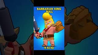 Rating All Bull Skins #brawlstars #shorts #бравлстарс