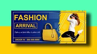 Creative Banner Design In Coreldraw | Banner Design | Dsa Graphic | Professional Banner Design