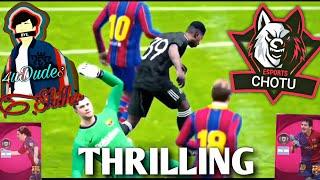 4uDudes Vs Chotu eSports | Showdown of MessiMost Entertaining Match? Pes 2021 Mobile