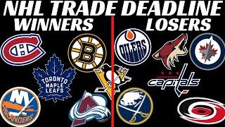 NHL Trade Deadline 2021 Winners & Losers