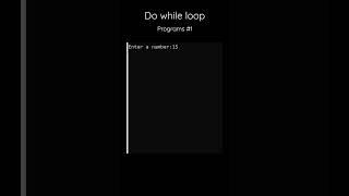 do while loop questions | c programming | #shorts #clanguage