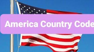 America ka country code kya hai | USA country code