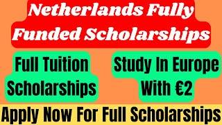 Study In Europe With €2 Apply Now | Netherlands Radboud University Full Tuition Scholarships Program