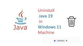 uninstall java 19 on windows 11 | Removing Java JDK from windows | Delete Java in windows
