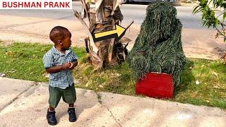  Daddy, The Grass Is Talking! BUSHMAN PRANK 2024.