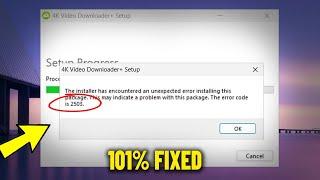 The installer has encountered an unexpected error 2503 - 2502 in Windows 11 / 10 /8/7 | How To Fix 