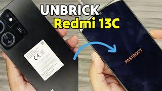 How to Unbrick Redmi 13C | Redmi 13C Fastboot problem | Redmi 13C dead boot problem solved