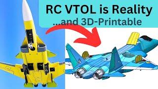 Making RC VTOL Reality and 3D Printable after 10 Years of Development