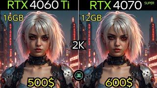 RTX 4060 Ti vs RTX 4070 super : 1440P GAMING TEST