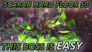 HOW TO BEAT THE SCARAB KING | HARD FLOOR 50 | Raid: Shadow Legends