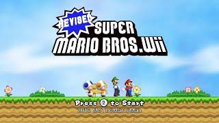 Revised New Super Mario Bros.Wii 100% Complete (No Death)