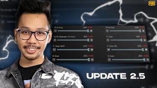 UPDATE 2.5 SENSITIVITAS BANG ALEX TERBARU 2023 (No Recoil) | Sensitivitas PUBG Mobile Terbaik