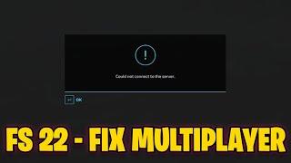 How to Fix Farming simulator 22 Could not Connect to the Server | Multiplayer not Working