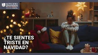 ¿Te sientes triste en Navidad? Te contamos qué es la depresión blanca y cómo superarla