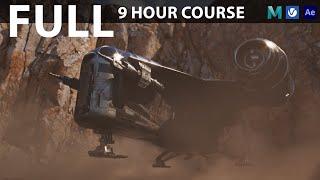 Razor Crest VFX Lecture Series |  Full 9 Hour Course — Maya, V-Ray, & After Effects