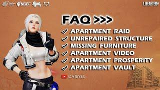LIFEAFTER - Answer All Your FAQs About the Apartment UpdateRaid, Missing Furniture, Vault, etc
