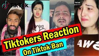 Tiktokers Reaction on Tiktok Ban | Angry Reaction