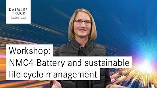 Daimler Buses eMobility Days 2024: Workshop "NMC4 Battery and sustainable life cycle management"