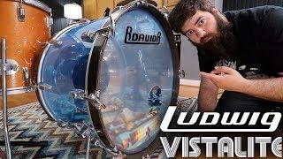 Rescuing a Ludwig Vistalite Bass Drum!
