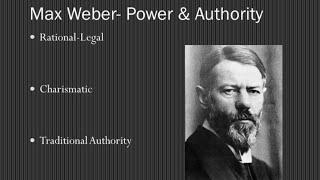 Max Weber on Authority..