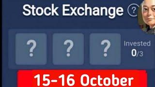 X Empire Investment Fund Today 15-16 October | Musk Empire Daily Combo | X Empire Investment Today