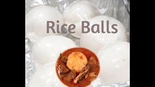 Easiest way to make authentic Ghana Rice Balls, Omo Tuo, Emo Tuo, Tuwo Shinkafa, swallow