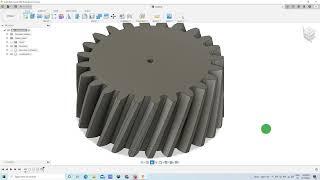 Helical gear in Fusion 360 under 2 minutes.