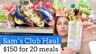 SAMS CLUB GROCERY HAUL & MEAL PLAN FOR MY FAMILY OF 6 | SAVING MONEY ON GROCERIES 2024