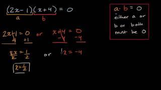 Solving equations with zero product property