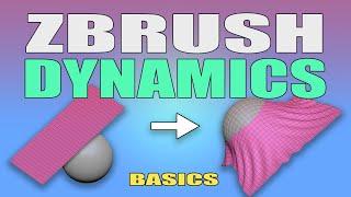 Zbrush Dynamics Basics - Cloth Simluation Basics Explained (Zbrush 2021.5)