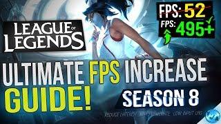  League Of Legends: Dramatically increase performance / FPS with any setup! 2018 Update