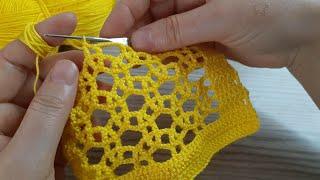 Super summery crochet pattern / Yazlık Tığ işi örgü modeli / Sommer Häkelstrickmuster