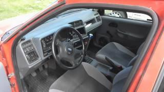 1991 Ford Sierra 2,0 OHC startup, walkaround and lights