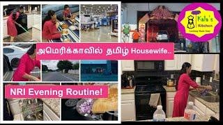 TAMIL VLOG in USA // Indian NRI vlogs // Indian mom lifestyle // Evening to Night Routine - KKR 106