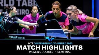 Shin Y./Jeon J. vs Bernadette S./Elizabeta S. | WD SF | WTT Contender Rio de Janeiro 2023