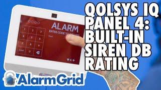 Qolsys IQ Panel 4   Built in Siren dB Rating