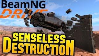 BeamNG Drive - AMAZING GAME UPDATE Senseless Destruction Campaign - BeamNG Drive Gameplay Highlights