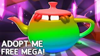 GET FREE MEGA NEON TEAPOT PET In Adopt Me!