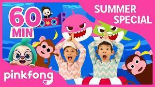 Baby Shark Dance and more | Summer Songs Special | +Compilation | Pinkfong Songs for Children