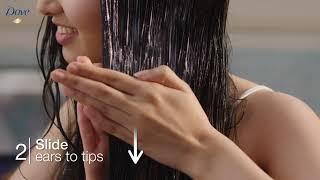 How to use Dove Conditioner in 3 easy steps for tangle free, smooth hair | English