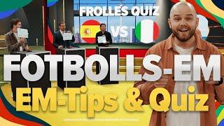 EM-tipset & Frolles Quiz, analyser och rek - Studio Oddset EM