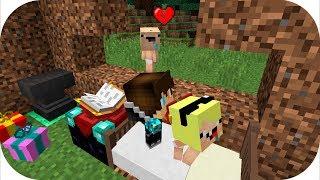 NOVIA DE BEBE NOOB  LO ENGAÑA CON UN PRO  MINECRAFT TROLL