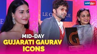 Himesh Reshammiya and Amyra Dastur honour mid-day Gujarati Gaurav Icons