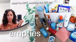 products I've USED UP!  empties...would I repurchase?