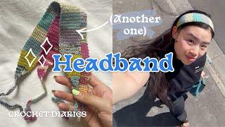 Crochet how-to: HEADBAND tutorial  Beginner HAIRBAND with scrap yarn