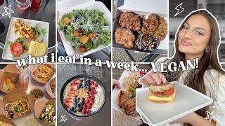 WHAT I EAT IN A WEEK  vegan