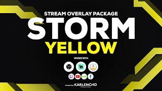 STORM Stream Overlay Package (designed by Karlencho Productions)